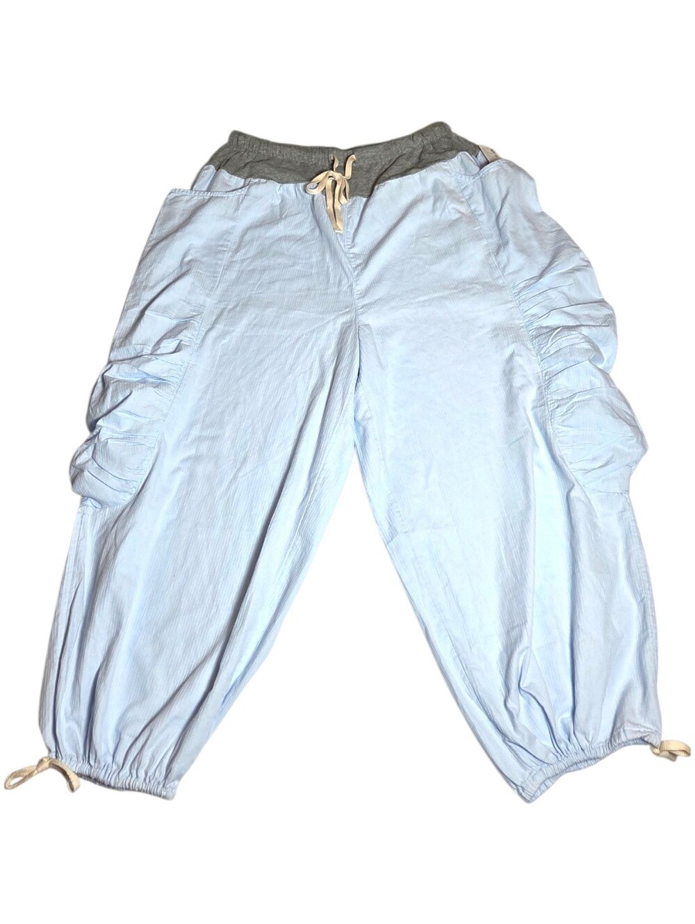 Free People Free-Est Heather Relaxed Jogger Pants Ancient Waters Blue Large NWT - Picture 5 of 16